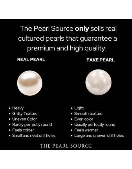 White Freshwater Pearl Bracelet for Women - Cultured Pearl Bracelet with 14k Gold Plated Clasp with Genuine Cultured Pearls, 7.0-7.5mm Pearl Gifts for Anniversary