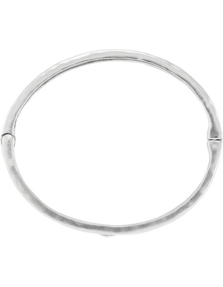 'Bliss' Sterling Silver Crystal Bangle Bracelet, 7.5"