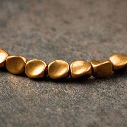 Tibetan Copper Beads Bracelet - For Healing, Strength & Protection