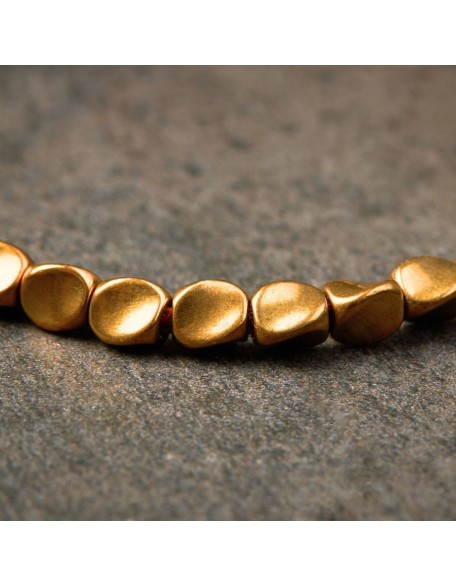 Tibetan Copper Beads Bracelet - For Healing, Strength & Protection