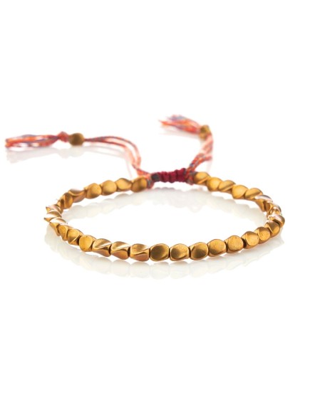 Tibetan Copper Beads Bracelet - For Healing, Strength & Protection