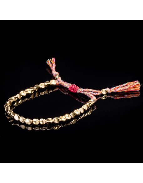 Tibetan Copper Beads Bracelet - For Healing, Strength & Protection