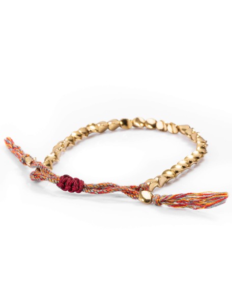Tibetan Copper Beads Bracelet - For Healing, Strength & Protection