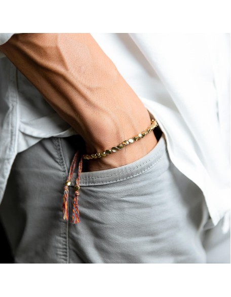 Tibetan Copper Beads Bracelet - For Healing, Strength & Protection