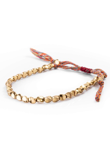 Tibetan Copper Beads Bracelet - For Healing, Strength & Protection