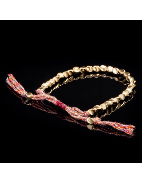 Tibetan Copper Beads Bracelet - For Healing, Strength & Protection