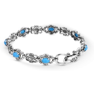 Sterling Silver Women's Link Bracelet
