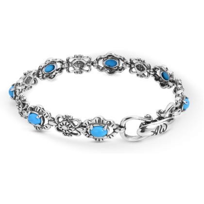 Sterling Silver Women's Link Bracelet