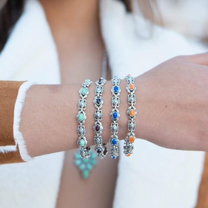 Sterling Silver Women's Link Bracelet