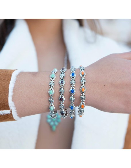 Sterling Silver Women's Link Bracelet