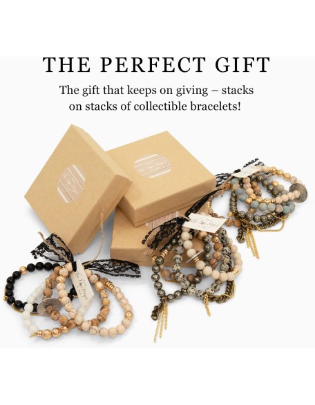  Beaded Bracelets - Authentic Gemstones and Crystals