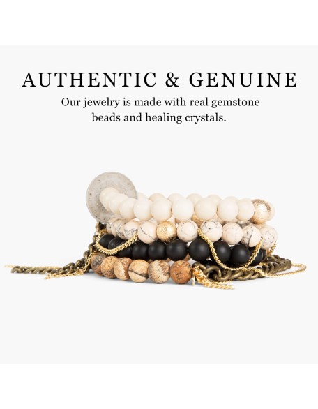  Beaded Bracelets - Authentic Gemstones and Crystals
